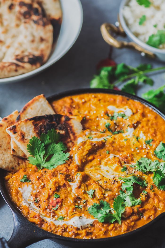 Vegan Red Lentil Curry. Need more recipes? Find 25 Super Healthy Vegan Dinner Recipes for Weeknights. vegetarian dinner ideas | vegan dinner easy | easy vegan dinner #veganlove #veganfoodlovers #veganaf #veganfoodie