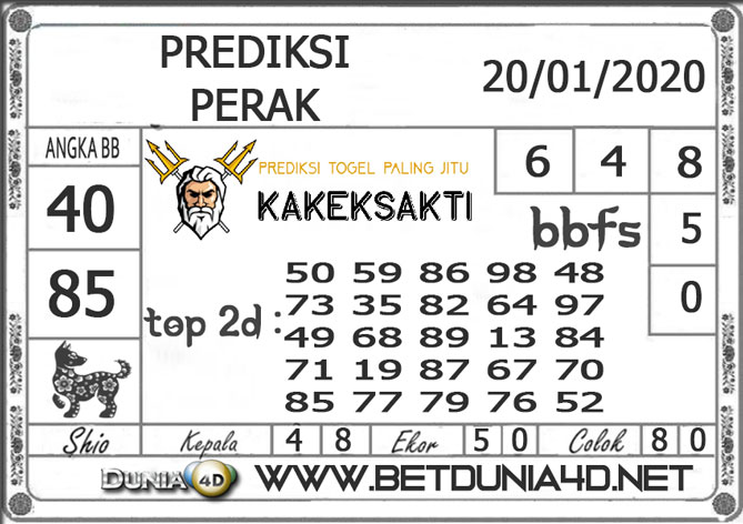 Prediksi Togel PERAK DUNIA4D 20 JANUARI 2020 Prediksi Togel PERAK DUNIA4D 20 JANUARI 2020