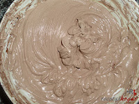 Tarta puro chocolate-merengue hecho