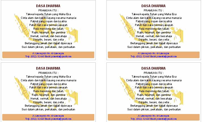 Software KTA Pramuka V.2.0 IchaSoft Software Kartu Anggota