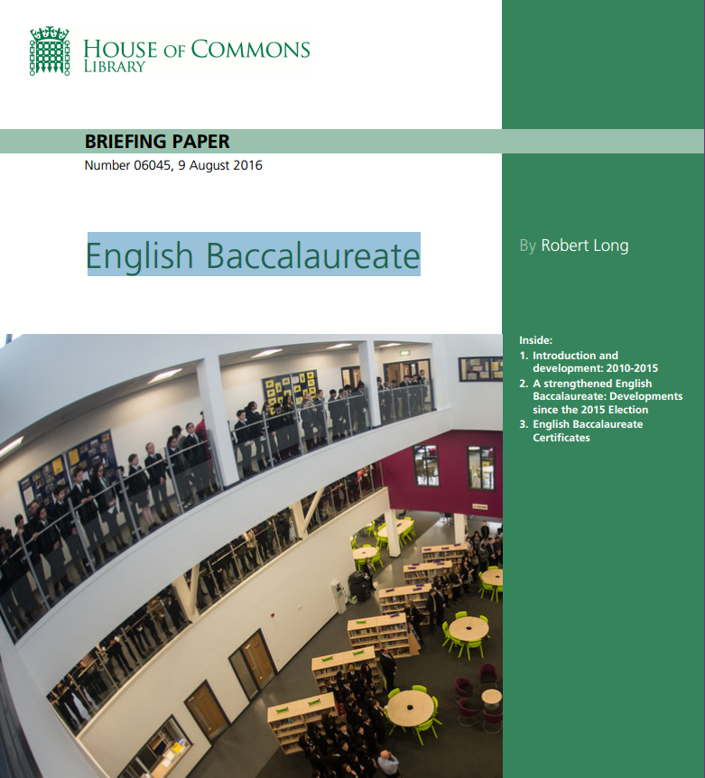 English Baccalaureate