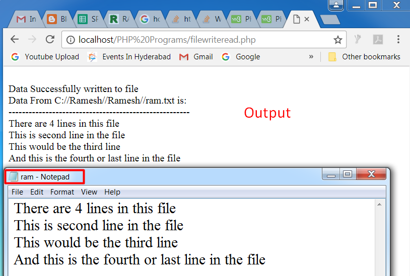 PHP BASICS - RAMESH'S BLOG