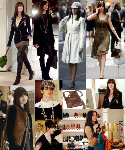 anne hathaway outfits devil wears prada