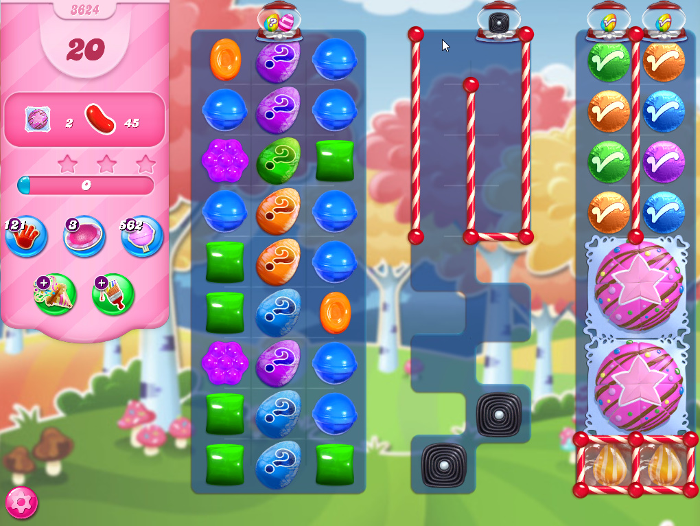 Candy Crush Saga level 3624 Candy Crush Saga level 3624