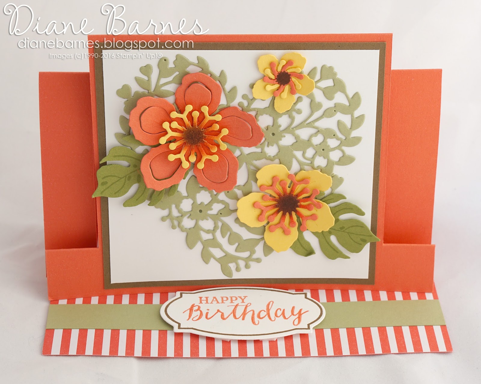 folded birthday card