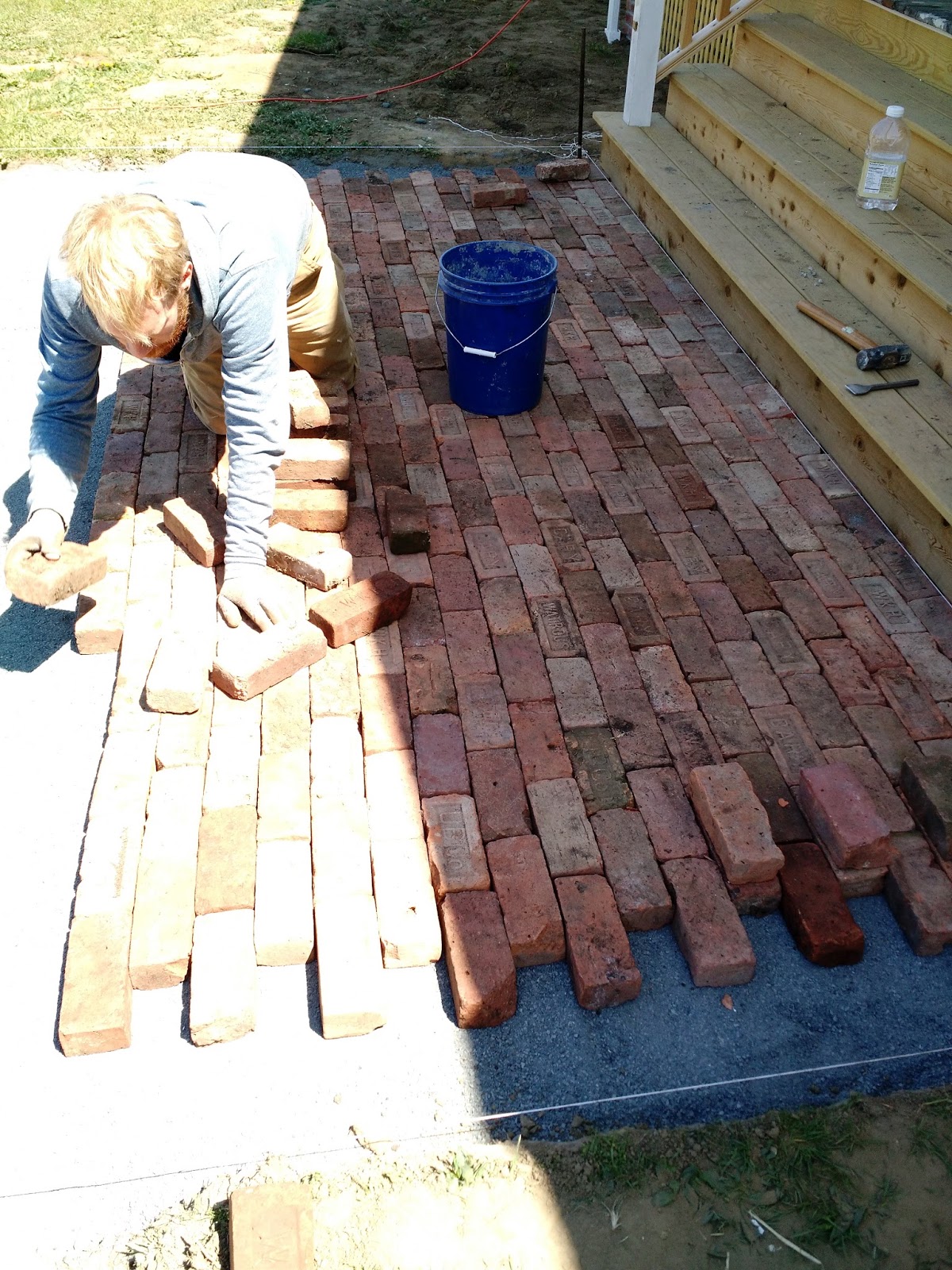 Reclaimed Brick Patio
