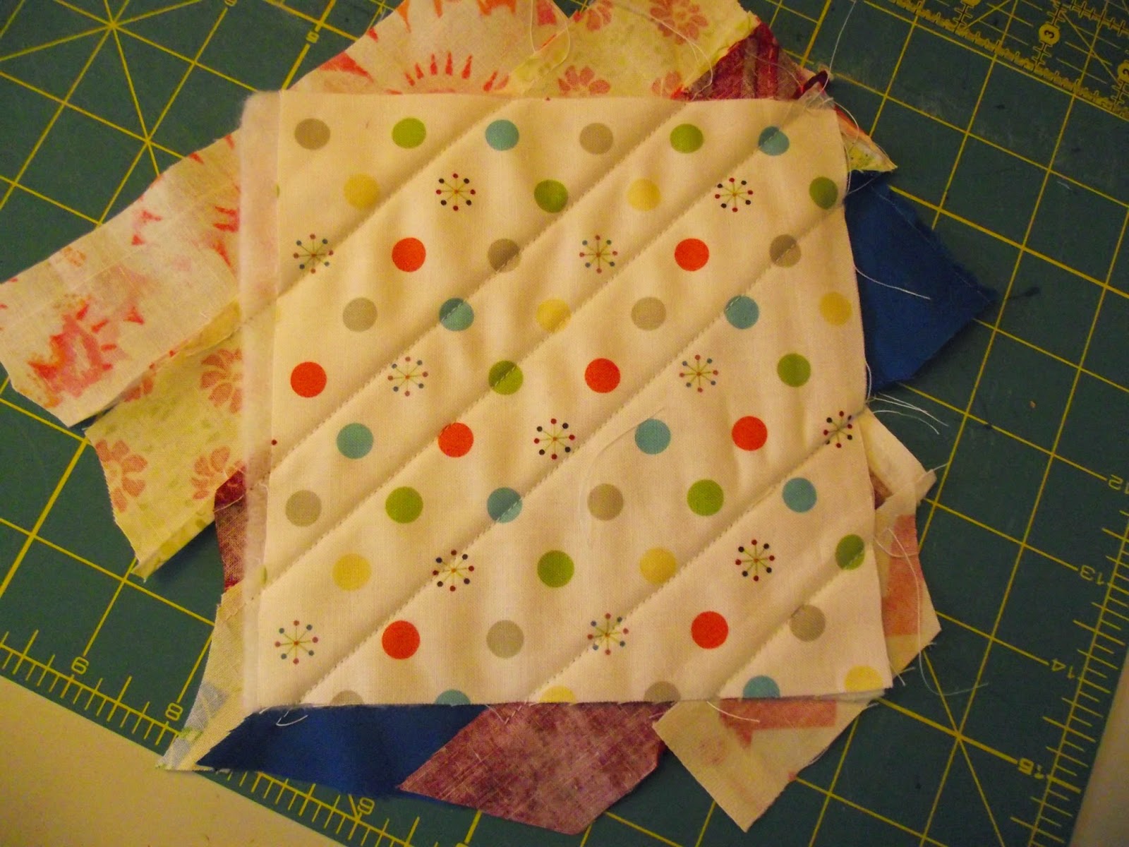 Good Earth Quilting "String Piecing Machine Quilting As You Go"