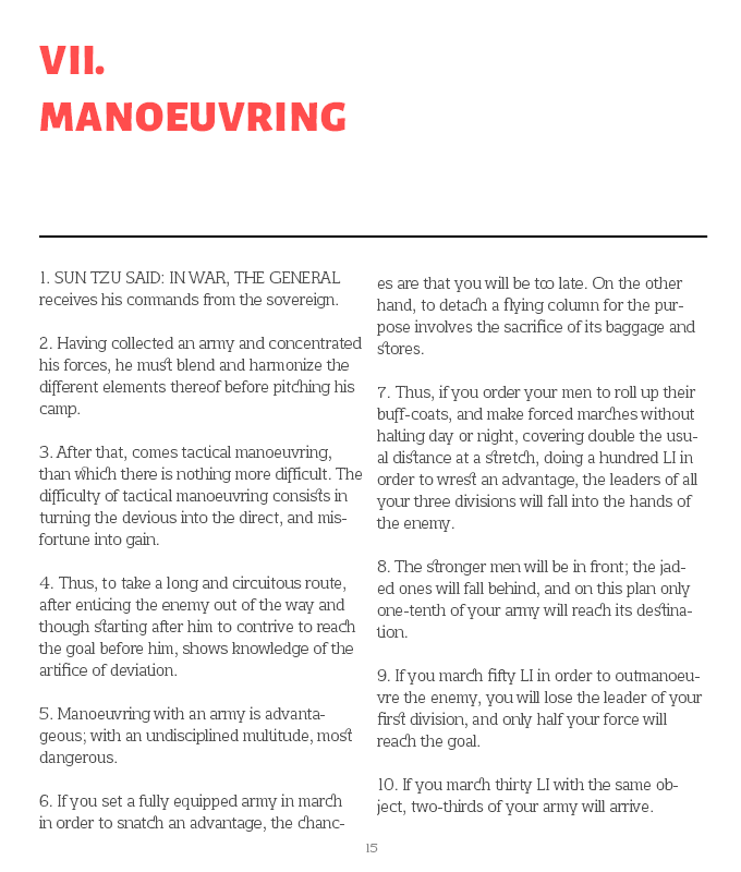 Sun Tzu’s ‘The Art of War’