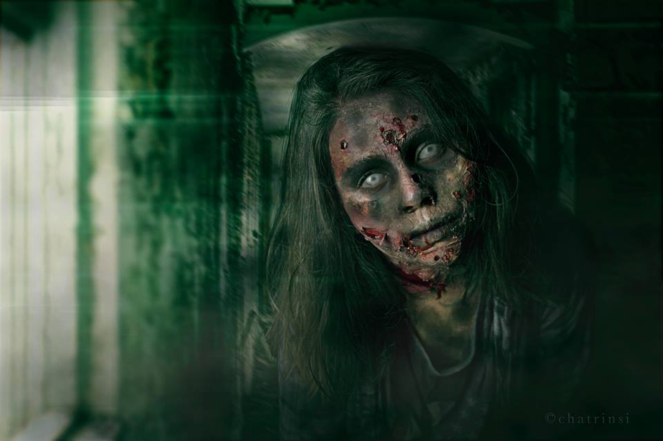 como fazer  Maquiagem de zumbi, Maquiagem de halloween assustador, Noiva  zumbi