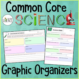 Amy Brown Science: Common Core Graphic Organizers for Science