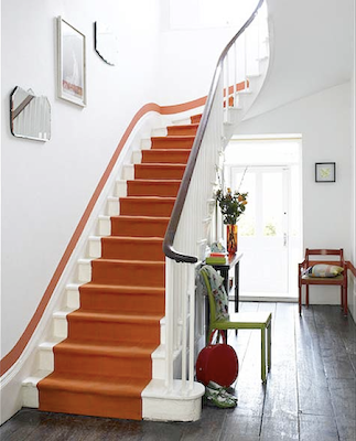 Painted stairway