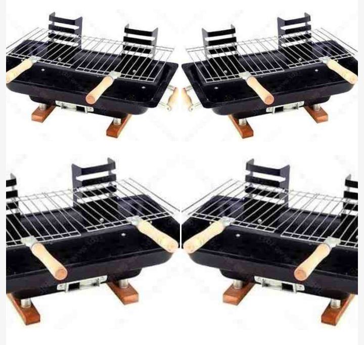 Portable Charcoal Grill for Indoor and Outdoor Barbecuing