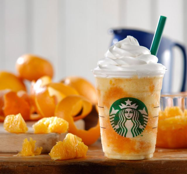 Starbucks Japan Gets a New Crushed Orange Frappuccino