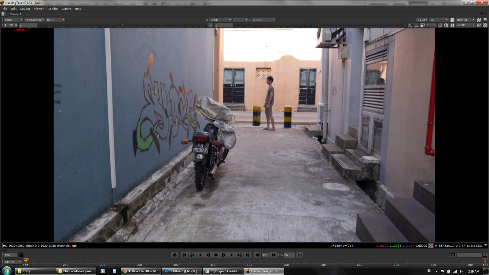 Plusone VFX Tracking/ Stabilizing and Matchmoving