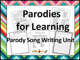  Parody Song Writing Unit by Tracy King