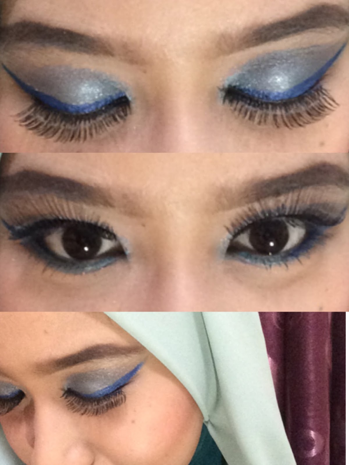Hai Ariani Indonesian Beauty Blogger EYELINER PENCIL MAKE OVER SHADE ROYAL BLUE REVIEW