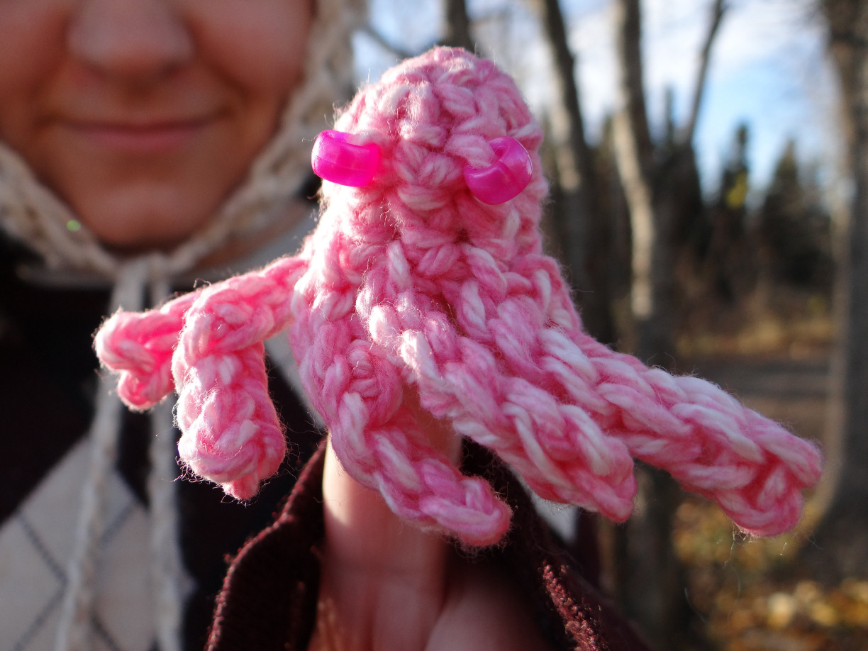 Quick Octopus Finger Puppet (crochet 