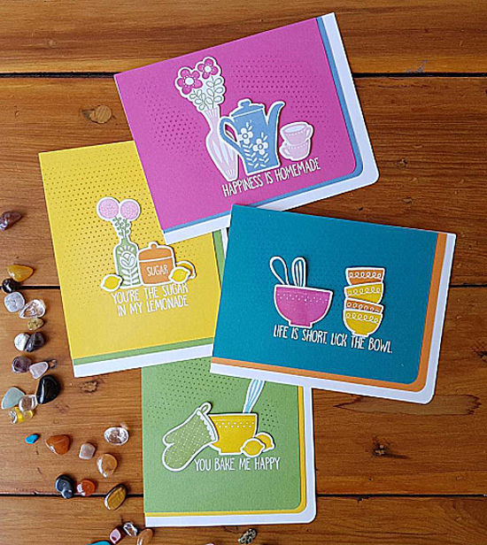Kitschy Kitchen Card Kit - Pip Lewer #mftstamps