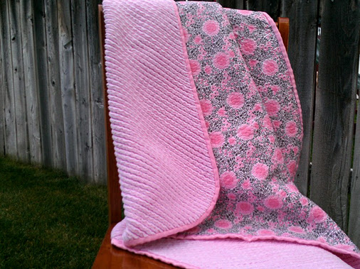 How to Sew a Faux Chenille Baby Blanket 