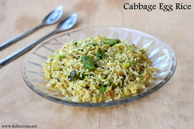 Cabbage Egg Rice