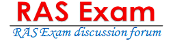 RAS Exam 2019 News, Date, discussion forum