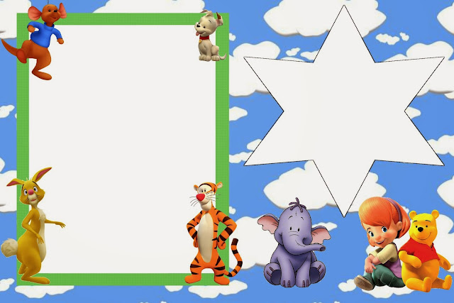 Winnie the Pooh: Free Printable Invitations. Winnie the Pooh: Free Printable Invitations, Labels or Cards.