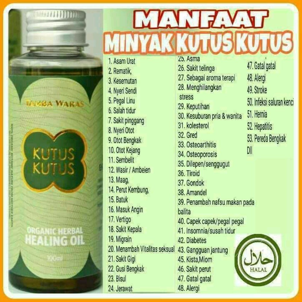 Cara Membedakan Minyak Kutus Kutus Yang Asli Dan Palsu