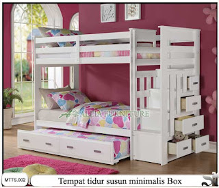 Tempat tidur susun minimalis cherry Tempat tidur susun minimalis cherry