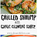 Grilled Shrimp with Garlic Cilantro Sauce