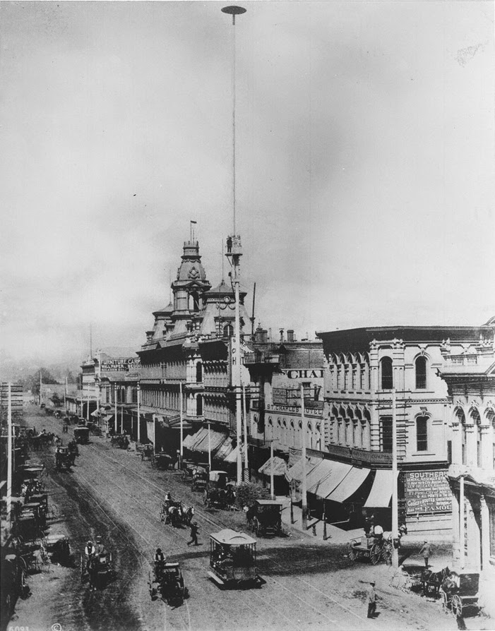 18 Pictures of the Early Los Angeles Street Lights Vintage Everyday