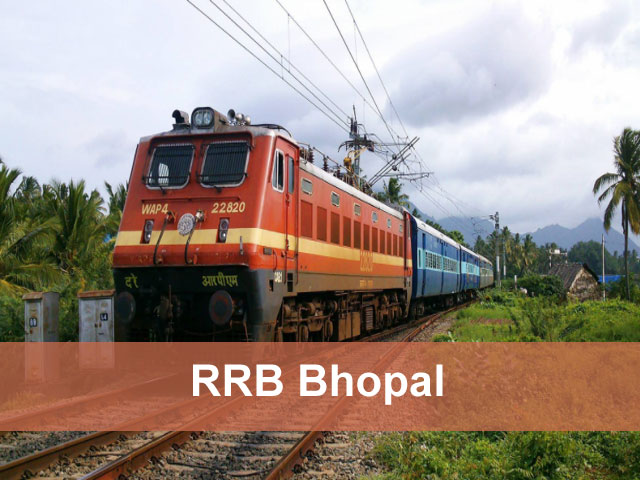 RRB Bhopal 2018 Application Status Exam Date (Group D) Loco Pilot, ALP