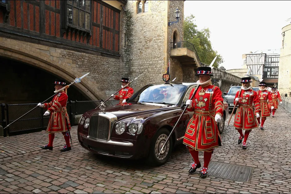 Queen Elizabeth and Prince Philip visits the Tower of London