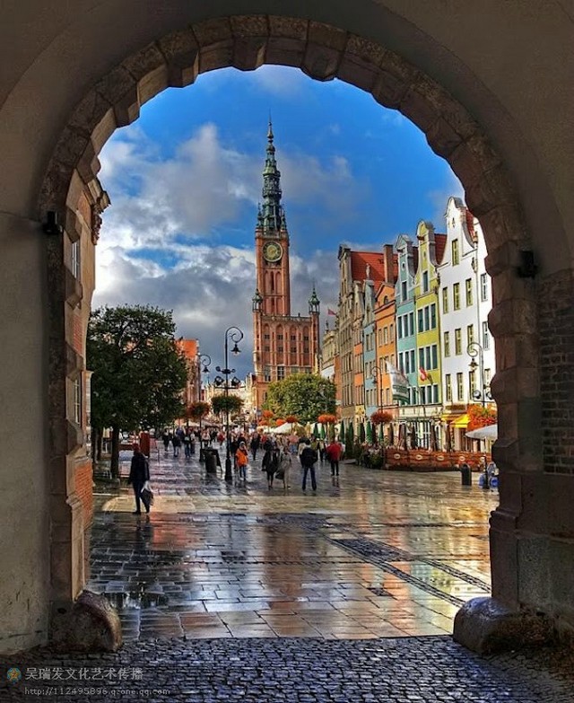 Long Market Street, Gdansk, Poland