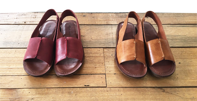 小節休息,手工真皮露指涼鞋
