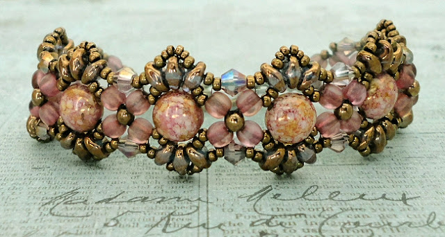 Linda's Crafty Inspirations: Bracelet of the Day: Flutter with Candy ...