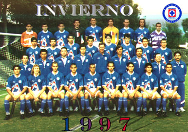 Download Playera Cruz Azul Campeón 1997 Background
