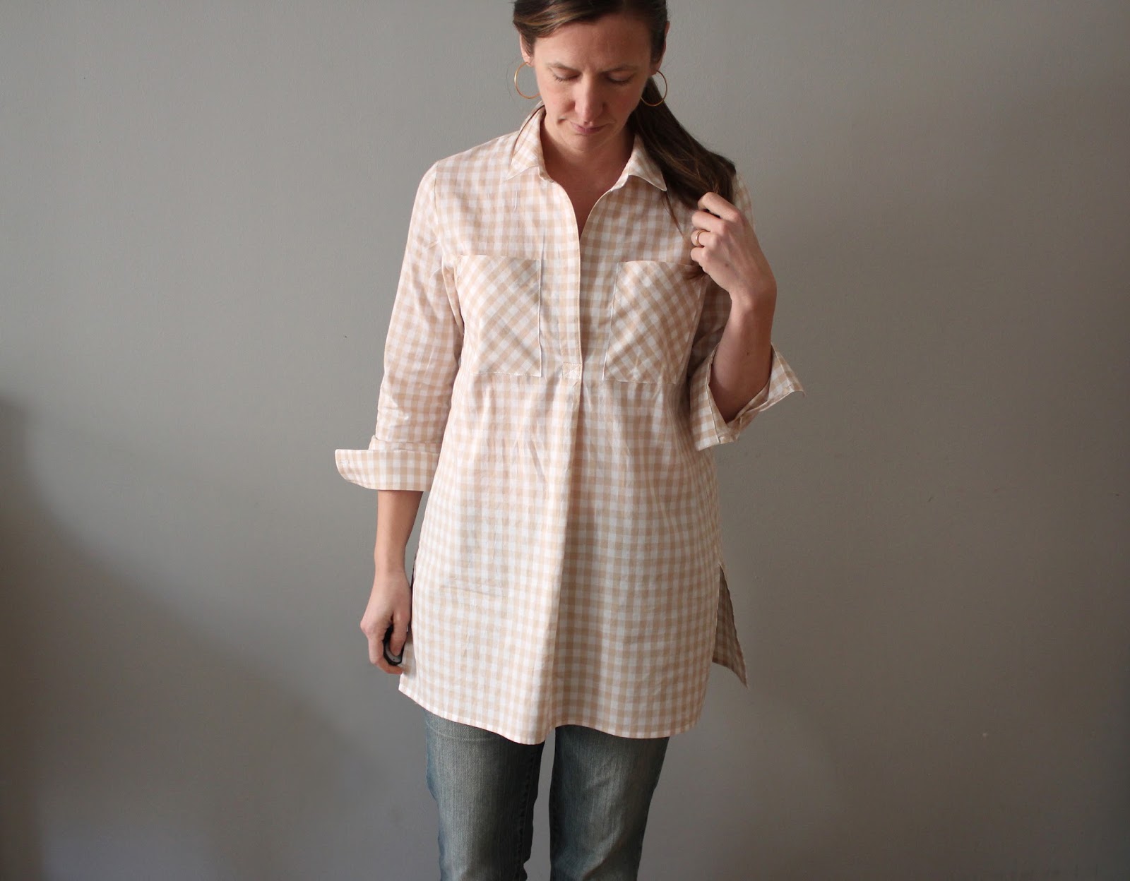 Farley Gingham Tunic