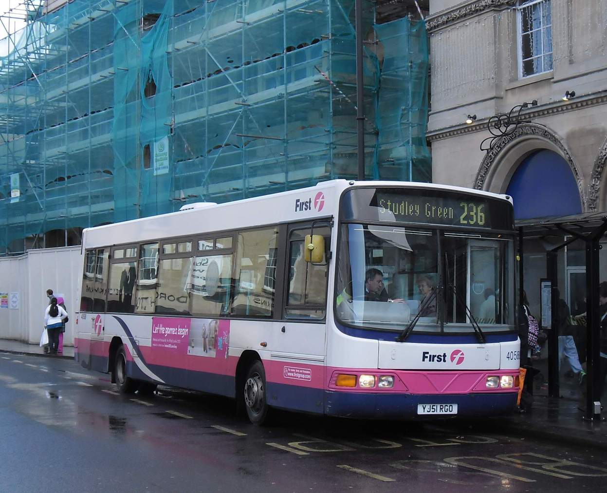 Southern England Bus Scene A Saturday morning in Trowbridge