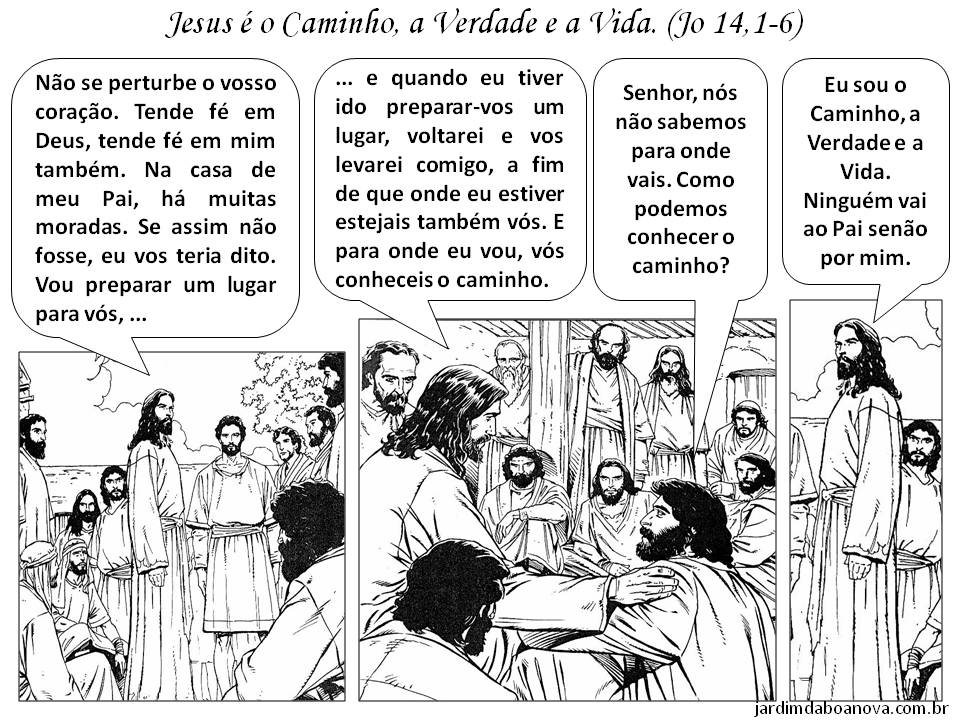 joão capítulo 14 versículo 1 ao 7