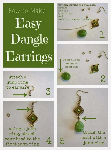 How to Make Easy Dangle Earrings