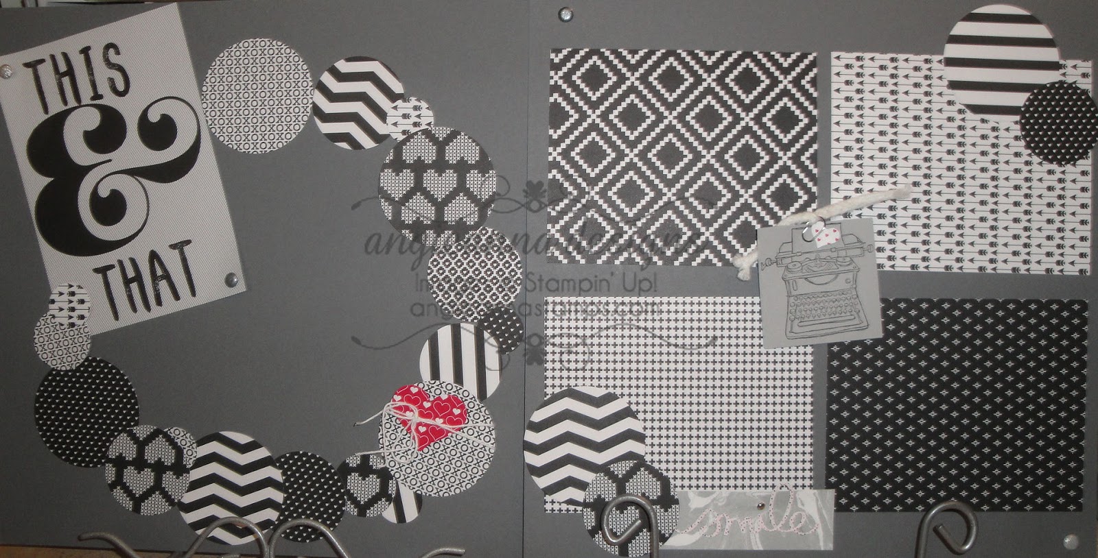 Angie Anna Stamps Stampin up Scrapbook kits October 2016