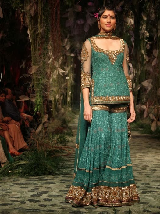 simple sharara gharara
