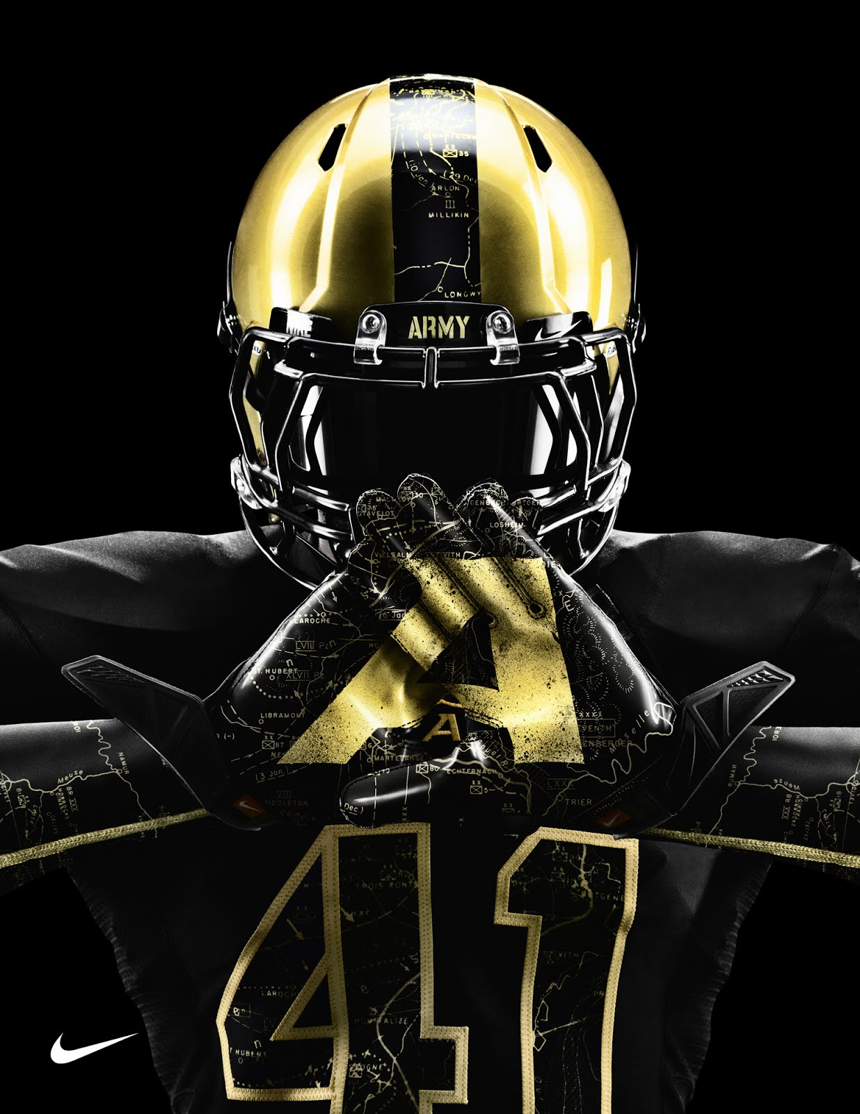 Super Punch Awesome new Army and Navy football uniforms by Nike