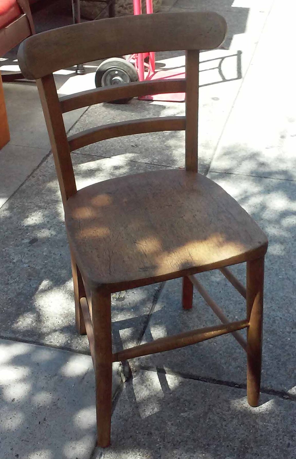 UHURU FURNITURE & COLLECTIBLES SOLD Vintage School Chair 35