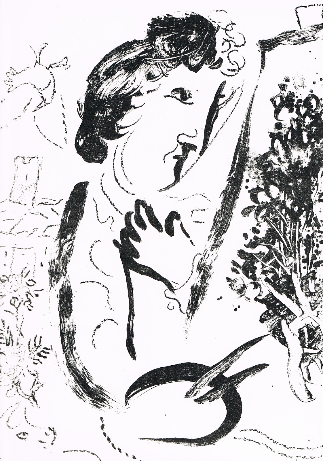 Image result for chagall devant tableau mourlot 402