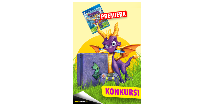 Wygraj konsolę PS4 500 GB - Edycja Spyro Konkurs