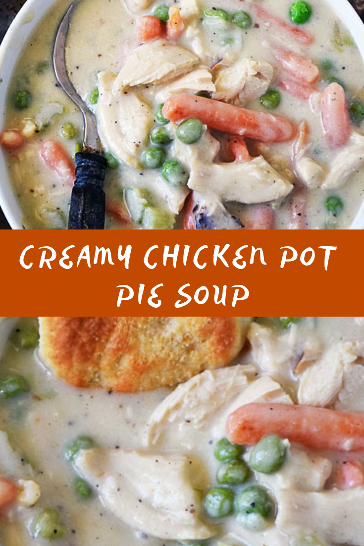 Creamy Chicken Pot Pie Soup Recipe