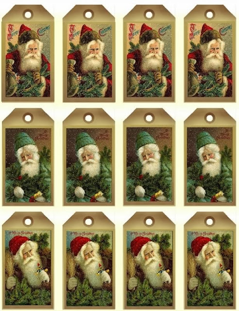Free Printable Vintage Santa Claus - Navidad Retro19