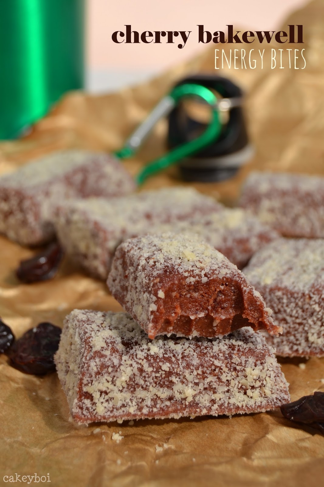 Cakeyboi Cherry Bakewell Energy Bites