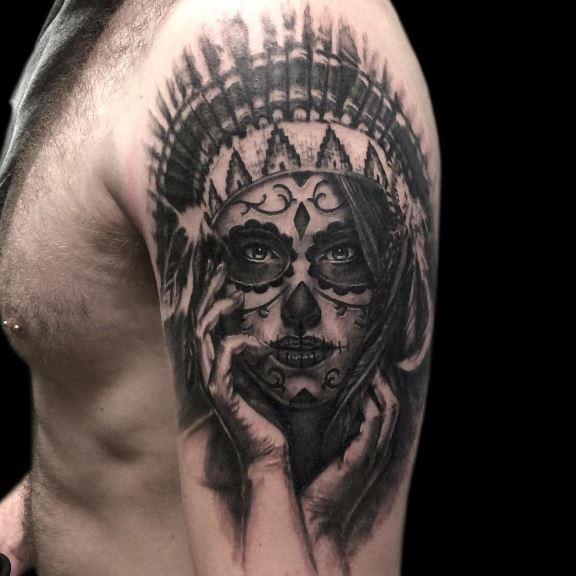 Day Of The Dead Tattoos